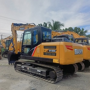 Excavadora Compacta Sany Sy135c Diseñada para Trabajos de Construcción Versátiles que Ofrece una Potente Eficiencia Hidráulica para Excavación y Elevación - Product Image 2
