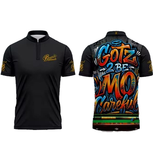 เสื้อซิปแขนสั้นระบายอากาศแบบซับลิเมชั่นออกแบบเองได้ - Product Image 1