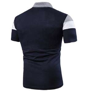 Camiseta Polo de Negocios Transpirable de Verano de Poliéster de Nuevo Estilo, Secado Rápido, Logotipo Personalizado, Color Sólido, Camisetas Polo para Hombre Disponibles en Todas las Tallas - Product Image 2
