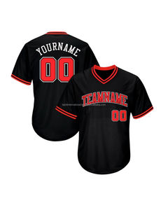 Ropa de Béisbol y Sóftbol de Poliéster con Estampado Digital, Camisetas de Jersey 100% Poliéster, Listas para Enviar, Jersey de Béisbol Cosido de la Mejor Calidad - Product Image 4