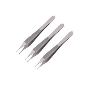 สินค้ามาใหม่ 3 ชิ้น อุปกรณ์ผ่าตัดแบบแมนนวล คีมจับเนื้อเยื่อ Adson ขนาด 1x2 นิ้ว และคีมหยักขนาด 4.75 นิ้ว สำหรับศัลยกรรมตกแต่ง พร้อมการรับประกัน 2 ปี - Product Image 6