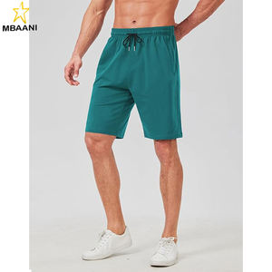 Shorts en coton pour hommes, shorts de sport pour hommes, pour la détente, la gym, le yoga, l'entraînement, avec poches zippées - Product Image 3