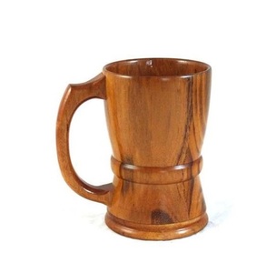 Wooden Coffee <b>Mug</b> Handmade Solid Wood Cup Natural Finish Rustic Style Eco Friendly Drinking <b>Mug</b> for Tea - Product Image 3
