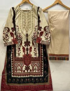 Vestidos pakistaníes salwar kameez de terciopelo para damas, vestido salwar kameez de alta calidad, ropa de estilo islámico para mujeres. - Product Image 3