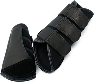 Protectores de Patas para Caballos, Contra Moscas, con Cierre de Velcro, de Cuero PU, para Deportes Ecuestres - Product Image 3