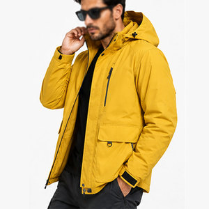 Vêtements chauds à capuche imperméables avec fermeture éclair pour la pêche, veste coupe-vent personnalisée avec logo, veste imperméable Gor Tex, taille plus - Product Image 5