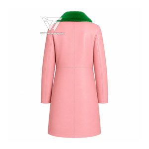 กรีกอัลฟ่าแบบกำหนดเอง |   คาปา |   เสื้อแจ็คเก็ตหนังยาวปักลาย Alpha Sorority พร้อมปกขนสัตว์ ของตกแต่งสไตล์กรีก - Product Image 2