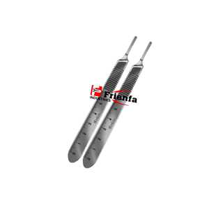 Manches de scalpel ronds 14,5 cm, ensemble d'instruments chirurgicaux en acier inoxydable de haute qualité, certifiés CE, réutilisables, manuels, en promotion - Product Image 6