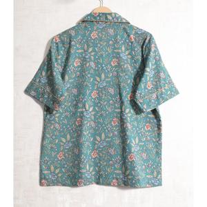 Women Floral Print Cotton Pajama Set Short Sleeve Turn-Down Collar Drawstring Shorts Summer Casual Sleepwear - Product Image 2
