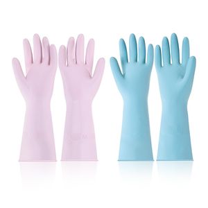 2 Pairs Colorful Reusable Household Kitchen Cleaning <b>Gloves</b> Dishwashing and <b>Washing</b> Dishes for Cleaning Tasks - Product Image 1