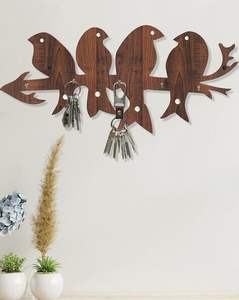 Porta Llaves de Madera para Decoraciones de Diwali, Decoración de Oficina, Soporte para Colgar en la Pared del Hogar - Product Image 1