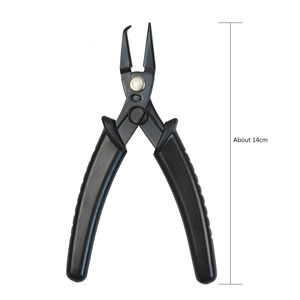1 <b>Pc</b> Hair Extensions Pliers Stainless Steel Hair Extensions Accessory Tool for <b>Micro</b> Ring Beads Hair Extensions - Product Image 5