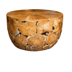 โต๊ะกาแฟไม้สักแท้สไตล์เรียบง่าย รุ่น ARTERRA Premium Rustic Teak Root  งานแฮนด์เมดจากไม้ธรรมชาติ รุ่น CT-007 สำหรับห้องนั่งเล่น โรงแรม/วิลล่า เฟอร์นิเจอร์บ้าน - Product Image 1