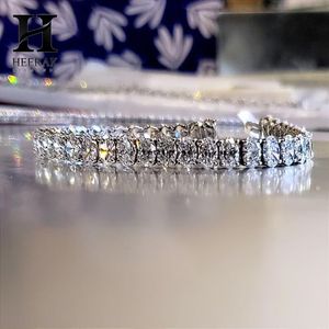 Pulsera de Tenis Ovalada Clásica con Moissanita/Diamante, Joyería Elegante para Bodas/Nupcial al por Mayor - Product Image 6