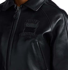 Black Color Women's Leather Avirex <b>Jackets</b> with Premium Leather Crop Design Sexy Fit Latest <b>Winter</b> Women Avirex Leather <b>Jacket</b> - Product Image 5