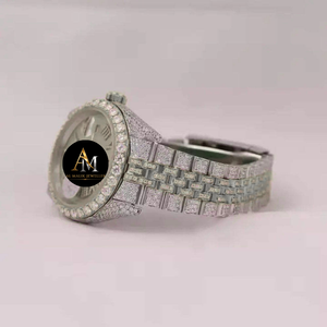 Montre de qualité supérieure, luxe, en acier inoxydable, mouvement à quartz ETA, verre, résistance à l'eau 3BAR, professionnelle, pour tous les jours - Product Image 5