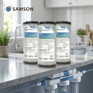 Filtre à eau au chlore, système de filtration d'eau domestique, cartouche filtrante écologique, respectueux de l'environnement - Product Image 1