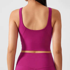 Soutien-gorge de sport en promotion, haute qualité, avec soutien-gorge intégré, extensible dans 4 directions, pour femmes - Product Image 3