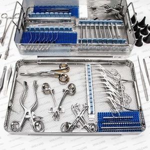 ENT Ear Surgical Instruments Tray Set Stainless Steel Otology Surgery <b>Kit</b> for Ear Anatomy Treatment <b>Kit</b> by Vaslcare - Product Image 5