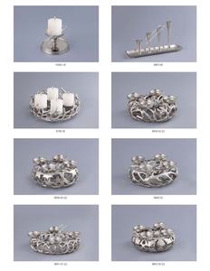 Support et bougeoir en métal pour table, idéal pour mariages, événements de Pâques, design moderne, écologique, décoration de table, prix de gros - Product Image 4