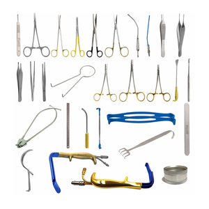 Juego de instrumentos para aumento de senos PISSCO, juego de instrumentos para cirugía de implantes mamarios, 38 piezas, acero inoxidable alemán, fabricado por Pissco - Product Image 2