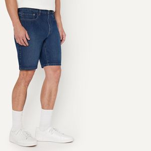 Shorts Bermuda en Laine Bleu Foncé pour Homme, Taille Mi-Haute Élastique, Style Hip-Hop, Écologique, Décontracté, avec Poches, en Tissu 100% Coton Tissé - Product Image 4