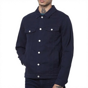 Chaqueta de Mezclilla para Hombre, Talla Grande, con Logotipo Personalizado Impreso en la Parte Delantera, 100% Algodón, Invierno, Alta Calidad, Precio Bajo, Proveedor OEM - Product Image 1