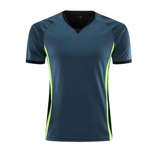Camiseta Deportiva de Manga Corta con Cuello en V para Hombre Ekin Impex, Corte Regular, Secado Rápido, Tejido de Poliéster con Logotipo Estampado, Camiseta de Alta Calidad - Product Image 2