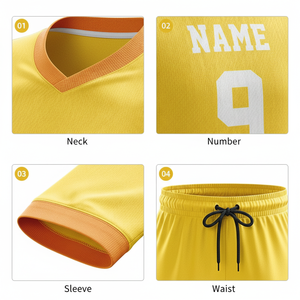 Tenues de football sublimées respirantes pour adultes, kits de football personnalisés unisexes, été, haute qualité - Product Image 3