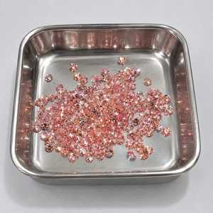 เพชร CVD สีชมพูโทนโรส รูปทรงกลมเจียระไนแบบบริลเลียนท์ สำหรับนักออกแบบเครื่องประดับ ผู้ซื้อส่ง และผู้ผลิต - Product Image 4