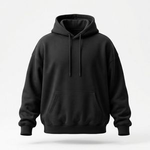 Sweat-shirts à capuche surdimensionnés pour hommes avec poche kangourou, poignets côtelés, intérieur doux et style urbain contemporain pour tenues décontractées - Product Image 4