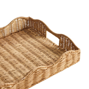Bandeja de Servir de Ratán de Lujo con Asas – Hecha en Vietnam para OEM/ODM y Venta al por Mayor - Product Image 4