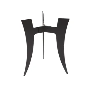 Jarrón de Hierro Minimalista de Estilo Costero, Resistente al Óxido, Ecológico, con Base Cuadrada y Diseño Alto, para Mesa o Suelo - Product Image 3