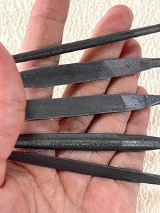 Juego de 5 Limas de Acero de Grado Industrial de 180 mm, Multiformas, para Joyería, Corte Suave, Extremos Redondeados, Precio Bajo - Product Image 3