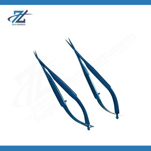 Micro-ciseaux chirurgicaux TC Castroviejo 12 cm en carbure de tungstène, outil de microchirurgie de haute précision, instruments chirurgicaux - Product Image 3
