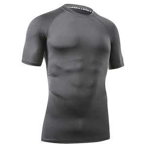 T-shirt de compression personnalisé pour homme avec motif loup, séchage rapide, pour fitness et sport, protection anti-UV, vente en gros - Product Image 5