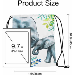 Wholesale Sublimation <b>Drawstring</b> Bags Custom Logo Polyester <b>Backpack</b> Gym Sports Bag Lightweight Durable String Bag - Product Image 2