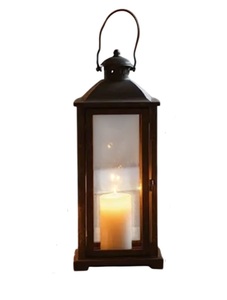 Rustic Modern Metal Candle <b>Lantern</b> With Matt <b>Black</b> Finish Metal Candle <b>Lantern</b> for Christmas & Outdoor Home Decor Handmade - Product Image 2