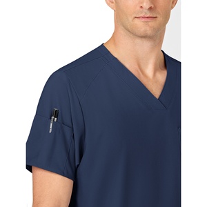 ชุดยูนิฟอร์มแพทย์ชายแบบใหม่ปี 2026 ผ้าฝ้ายพรีเมียม สวมใส่สบาย น้ำหนักเบา ระบายอากาศได้ดี ชุดทำงานสำหรับแพทย์และพยาบาล แบบสั่งทำได้ - Product Image 3