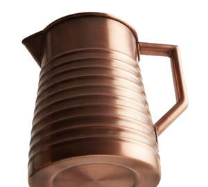 Handmade Copper <b>Jug</b> Large Capacity Designer Water Pitcher Custom Texture Finished Wholesale Medium Size Copper Metal <b>Jug</b> - Product Image 3
