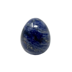 Huevo Yoni de Sodalita Natural, Huevo de Jade Semiprecioso para Protección Energética, Ejercicio Vaginal, Tallado, Feng Shui Directo - Product Image 1