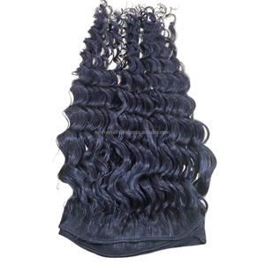 Extensiones de Cabello Ondulado Profundo, Cabello Humano Natural Remy 100% de Una Sola Capa, Doble Capa Personalizada para Permanente - Product Image 4