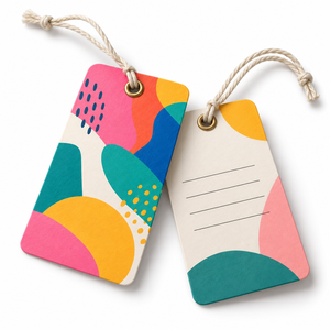 Etiquetas personalizadas para prendas que proporcionan información clara sobre el producto, construcción duradera y estilo elegante para uso en moda y comercio minorista. - Product Image 5