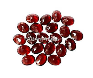 Vente en gros personnalisé grenat rouge naturel calibré à facettes taille collier de pierres précieuses plaqué or collier de perles cadeau pour femme - Product Image 1