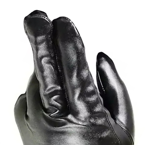 Gants en cuir à la mode pour hommes, gants d'hiver en cuir véritable, gants en cuir élégants, gants en cuir décontractés - Product Image 5