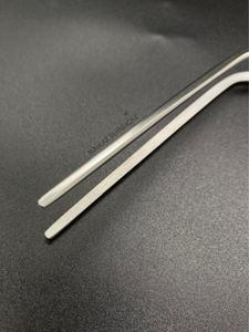 Pince de cuisine professionnelle en acier inoxydable de 20 cm pour la présentation et la décoration culinaire des plats gastronomiques - Product Image 2