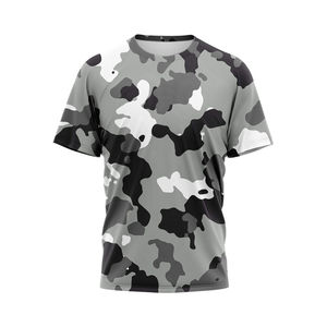 T-shirt à manches courtes pour homme RICSA INTERNATIONAL, 100% coton respirant, vêtements de chasse d'hiver pour adultes, imprimé par sublimation - Product Image 3