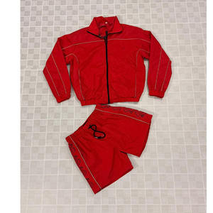 Pantalones Cortos Deportivos Casuales de Poliéster/Algodón Ligeros con Cierre Personalizado al por Mayor para Hombre, Cortavientos Transpirable de Verano, Modelo Regular, sin Estampado - Product Image 1