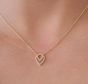Pendentif moderne en or 14 carats avec diamant créé en laboratoire pour un usage quotidien - Product Image 6