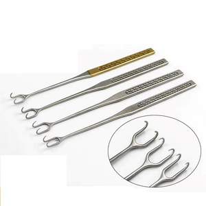 เครื่องมือดึงถุงใต้ตาและตะขอจมูกคุณภาพสูง ทำจากพลาสติกสำหรับเครื่องสำอาง แบบหัวเดี่ยวและหัวคู่ ปลายทู่และปลายแหลม ใช้งานด้วยมือ - Product Image 2